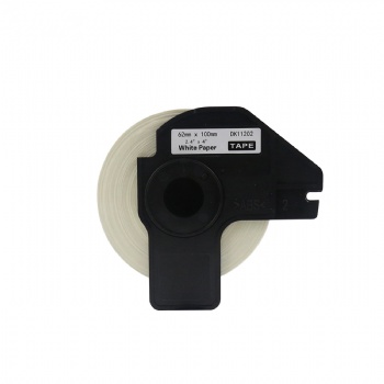 Brother DK-1202 Compatible Die-Cut White Shipping Labels 2-3/7″ x 4″