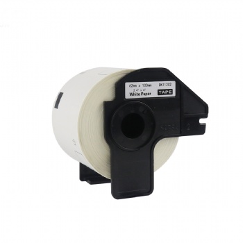 Brother DK-1202 Compatible Die-Cut White Shipping Labels 2-3/7″ x 4″