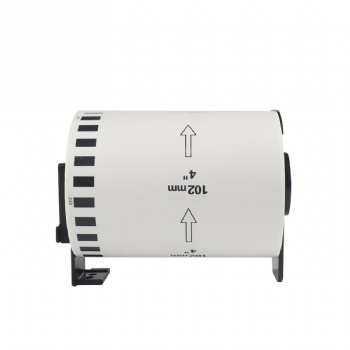 Brother DK2243 Compatible Continuous White Paper Labels 4” x 100′