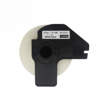 Brother DK2243 Compatible Continuous White Paper Labels 4” x 100′