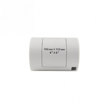 Brother DK-1241 Compatible Die-Cut White 4”x 6” Shipping Labels