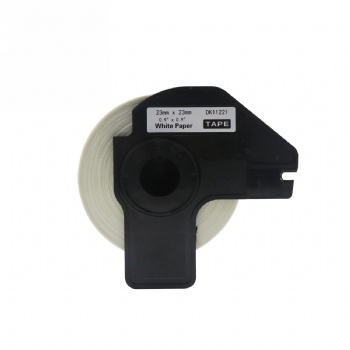 Compatible Brother DK1221 Square Paper Labels 10/11” x 10/11”